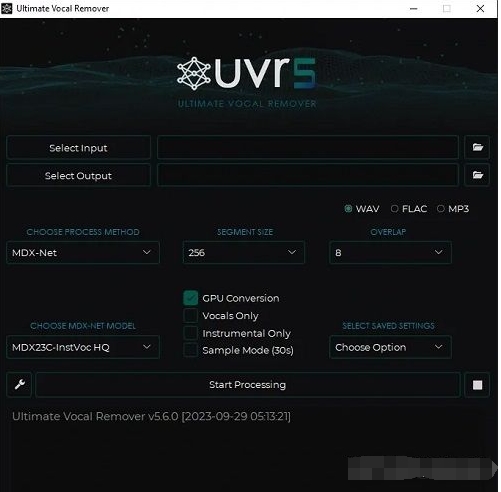 人声伴奏分离UVR5 Ultimate Vocal Remover 5.6.1 (04.2024, 12.2024) x64 [2024, ENG] -GeekAudio