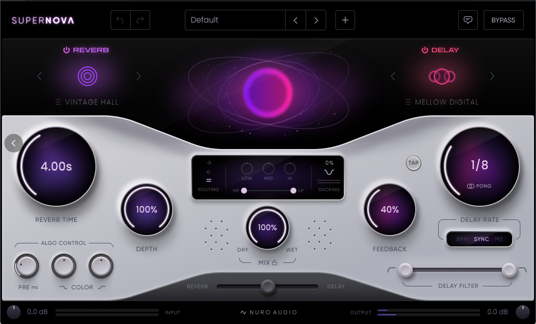 超新星混响延迟插件 Nuro Audio Supernova v1.5.1 Win 封装源码-GeekAudio